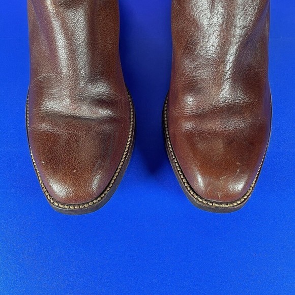 Vintage Kane Gold Label Exclusive‎ 3403 Brown Leather Boots Women’s 6.5 - 7 - Picture 4 of 13
